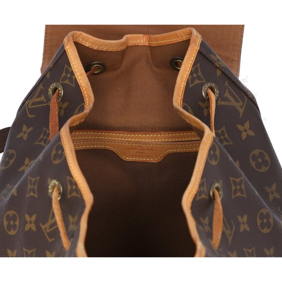 Louis Vuitton Montsouris GM Monogram Backpack M51135 Brown Canvas - Picture 10 of 11